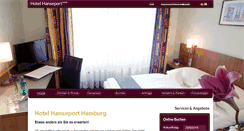 Desktop Screenshot of hotel-hanseport.de